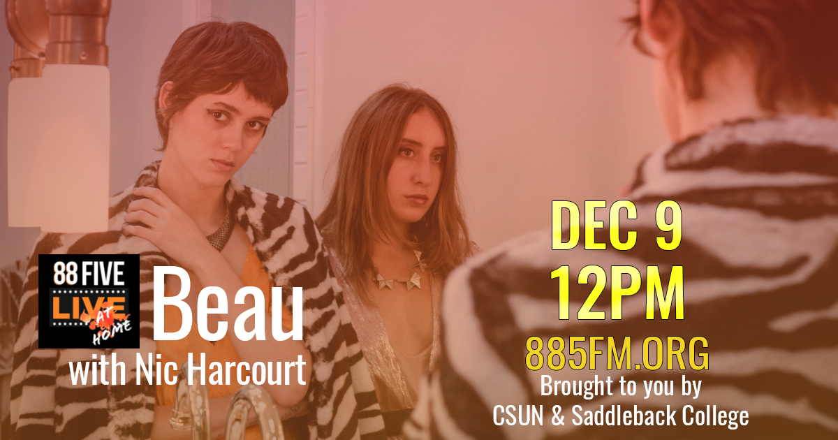 Tomorrow! Catch our new88FIVE Live with NYC band <a href="/Beaubandnyc/">BEAU</a> brought to you by <a href="/csunorthridge/">Cal State Northridge</a>
&amp; <a href="/SaddlebackColl/">Saddleback College</a> 

Join @nicharcourt as he chats with the duo &amp; gets to know them more in-depth. Also expect a lovely performance.

Set your reminders here!
youtu.be/3GOc3v1D7X4