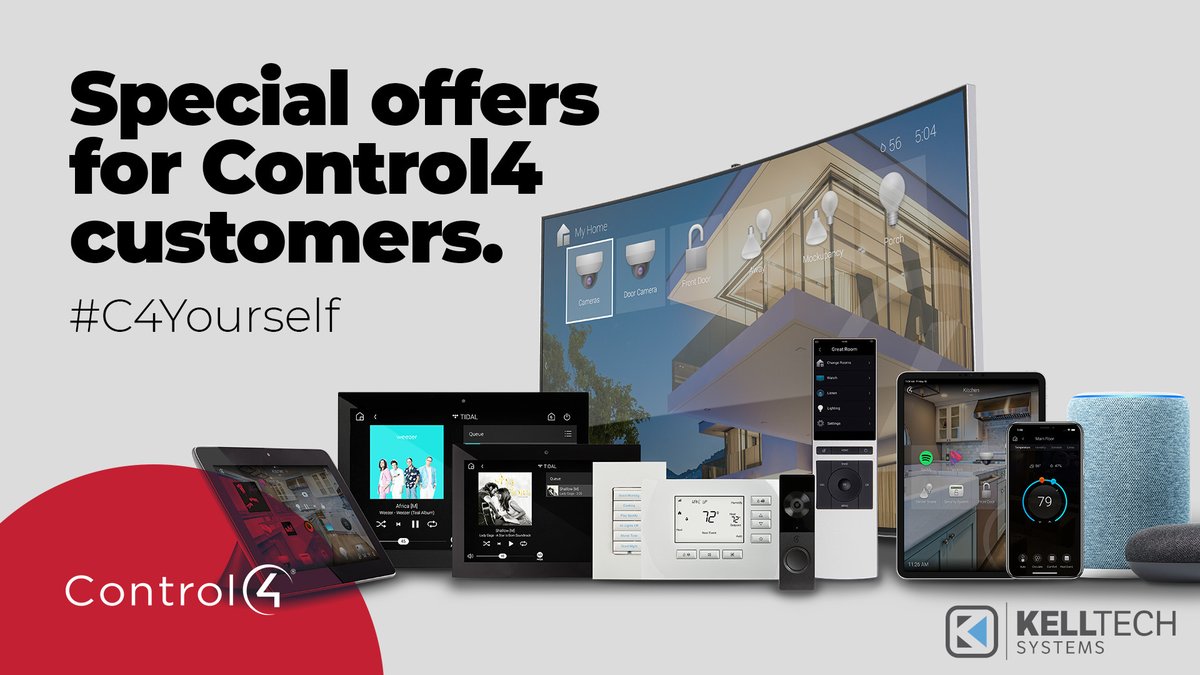kelltechsystems's tweet image. There’s still time to surprise your household with a Chime video doorbell or the latest and greatest touchscreen interface to control your whole home.
 
To #C4Yourself how #Control4 puts total home control at your fingertips, visit Kelltech Systems’ #DeepEllum Showroom today!