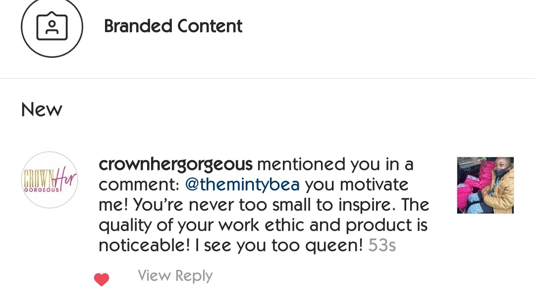 themintybea's tweet photo. Honestly my wig sisters keep me just as motivated as my customers. You give me hope that this will be my full time passion very soon 🐝💚�� https://t.co/B3ptqnDJK0