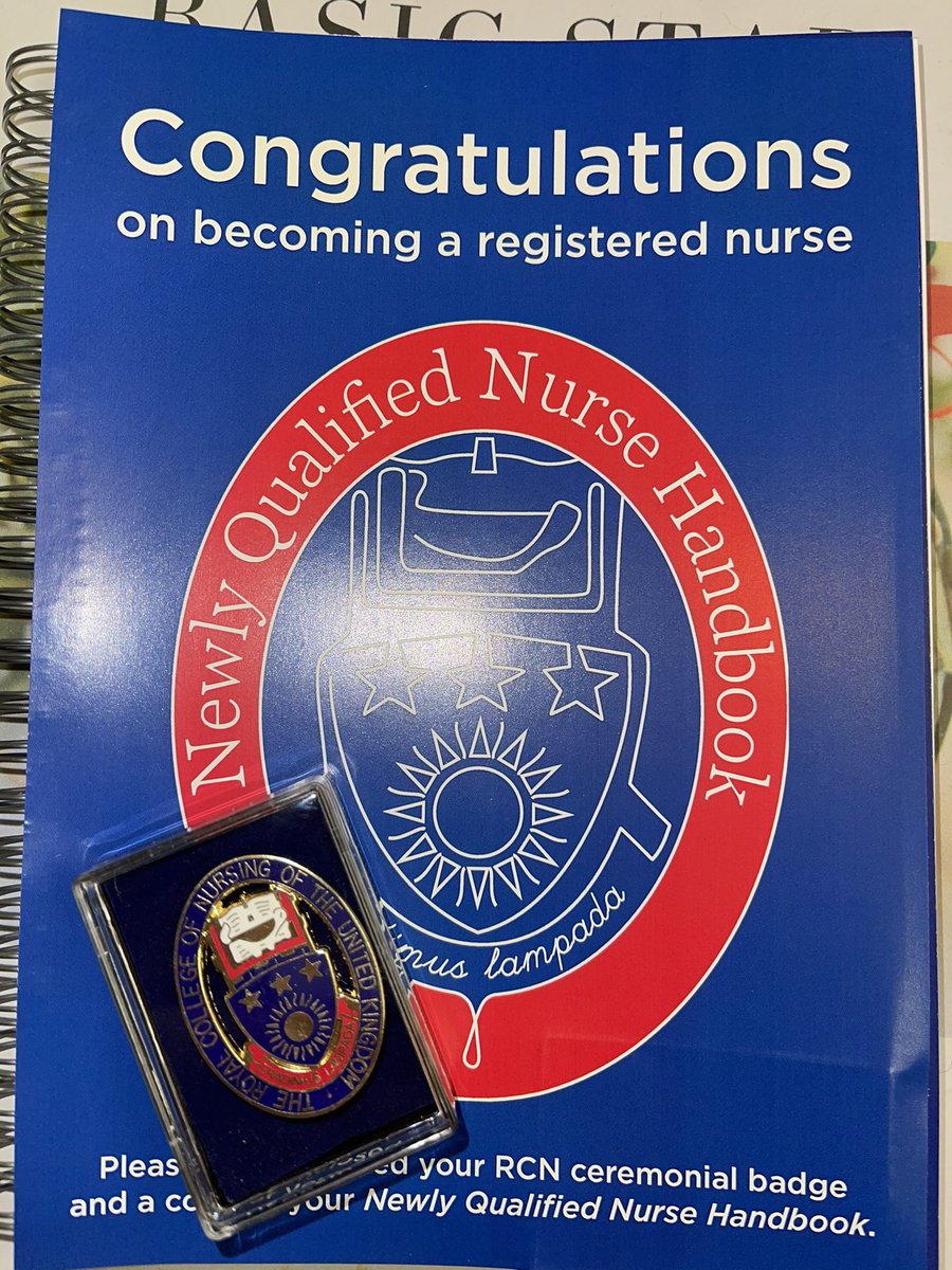 EmmaWal4's tweet photo. Well... this is exciting!! #newlyqualified #staffnurse https://t.co/WsgSGiXkA1