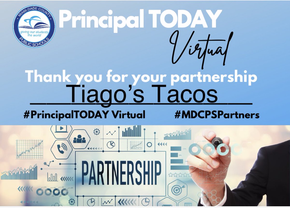 #Super #Excited to announce that former #Viper🐍 #Alumni @tiagostacos will be our #PrincipalTODAY #Virtually #MDCPSPartners 12/11 #SurroundYourselfWithTacosNotNegativity🌮🤤🔥