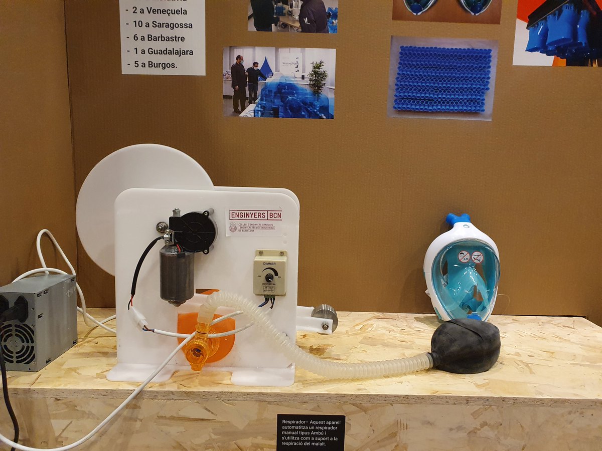 ajigualada's tweet image. Aquest divendres s&apos;ha inaugurat a @AteneuIgualadi  l&apos;exposició &quot;Malla-Covi19, la resposta de l&apos;enginy&quot;, que explica l&apos;experiència de voluntariat per a la fabricació i distribució de material sanitari de protecció durant els mesos de confinament a la Conca Òdena per la Covid-19
👇