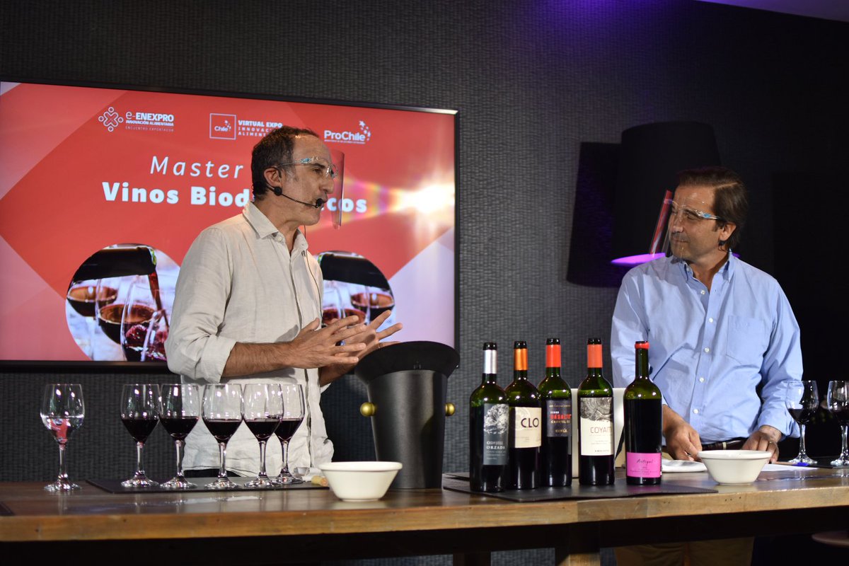 ProChile's tweet photo. “El sector del vino presenta en Chile una diversidad inmensa de tipos de vinos, cepas con una multiplicidad de valles y climas. Uno de ellos es el segmento de Biodinámicos. Y hoy el consumidor busca regresar a lo auténtico a lo sostenible”, Cristobal Undurraga de #Koyle Vineyard https://t.co/JwThuxw78M