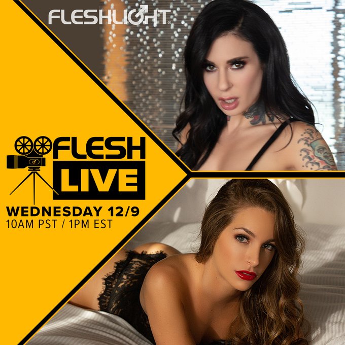 Next week's FleshLive guest is Fleshlight Girl and the queen of riding @kimmygrangerxxx ! Tune in to