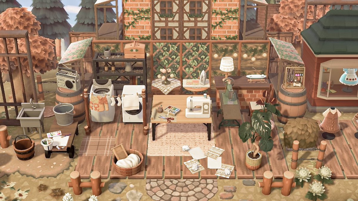 pickles_ac's tweet photo. Able Sisters’ upgraded studio! Preset: chamomile by @faesprout https://t.co/FSOkd2yxW8