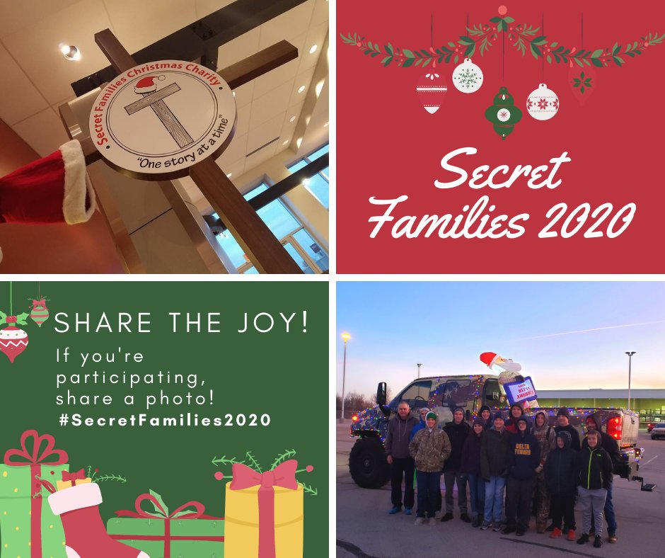 Tomorrow is the BIG Day!  Since this year's event is looking different due to COVID, if you are participating please make sure to share your photos with us.  #SecretFamilies2020
