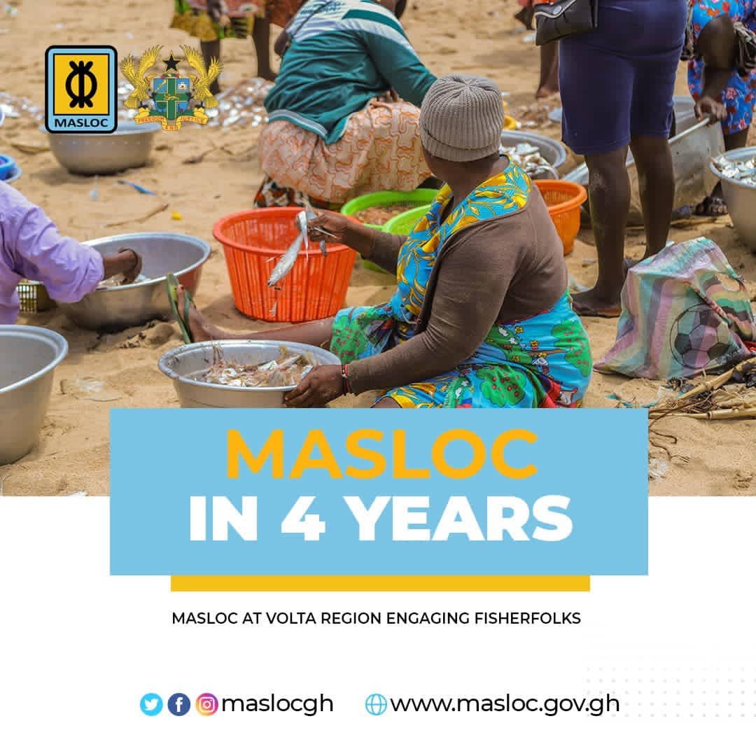 NEBASARK's tweet photo. .@maslocgh at Volta region engaging fish folks #MASLOCin4years https://t.co/l6k8slkEpM