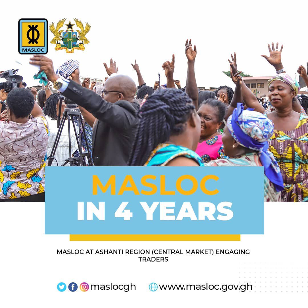 __liptonia's tweet photo. Traders in the Ashanti Region getting support from @maslocgh #MASLOCIn4years https://t.co/5K7DFzyUc0