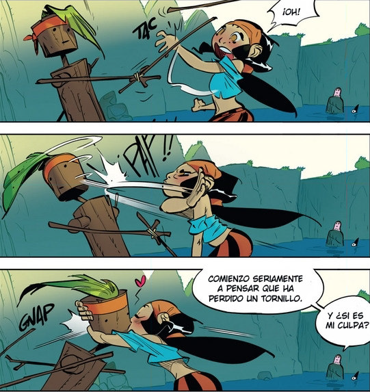 MermaidFighter's tweet photo. #wakfu #elaine #tangomango What I love about these pictures is that they show so much Elaine's personality. She can be romantic, clever, scared, and angry too. Then again in the comics she is in puberty. Too bad her series was canceled, we could have seen more of her develop https://t.co/0isf4DKTy2