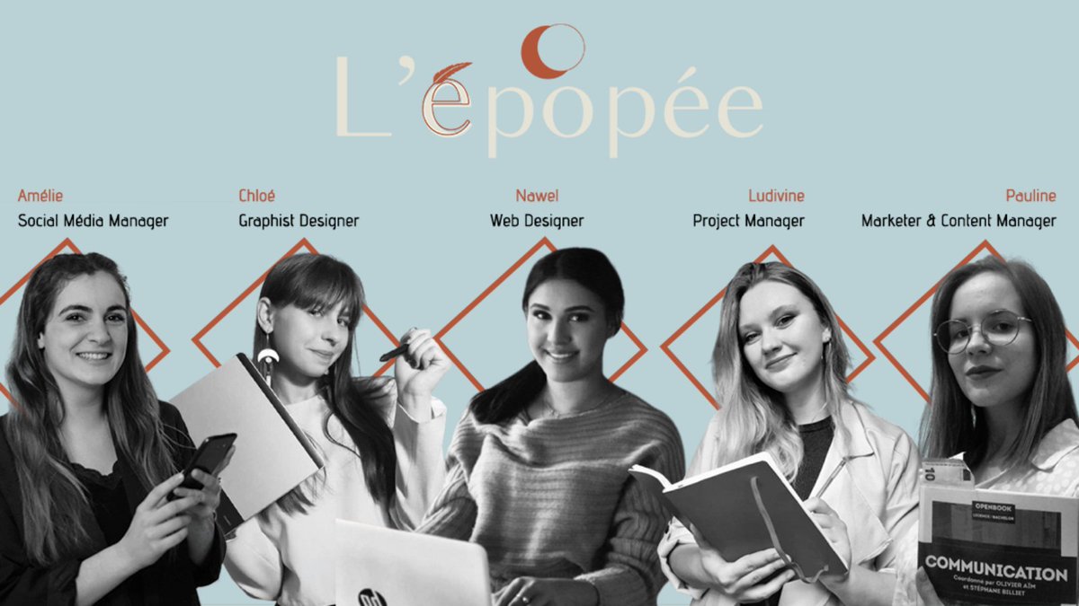 EBleutee's tweet photo. Aujourd'hui nous vous présentons l'équipe à l'origine de l’Épopée bleutée ! Et pour le lancement de notre site, on vous donne rendez-vous le dimanche 06 décembre ! #entrepreneur #entrepreneurship #projet #épopée #presentation #blog https://t.co/pqatVGuBPz