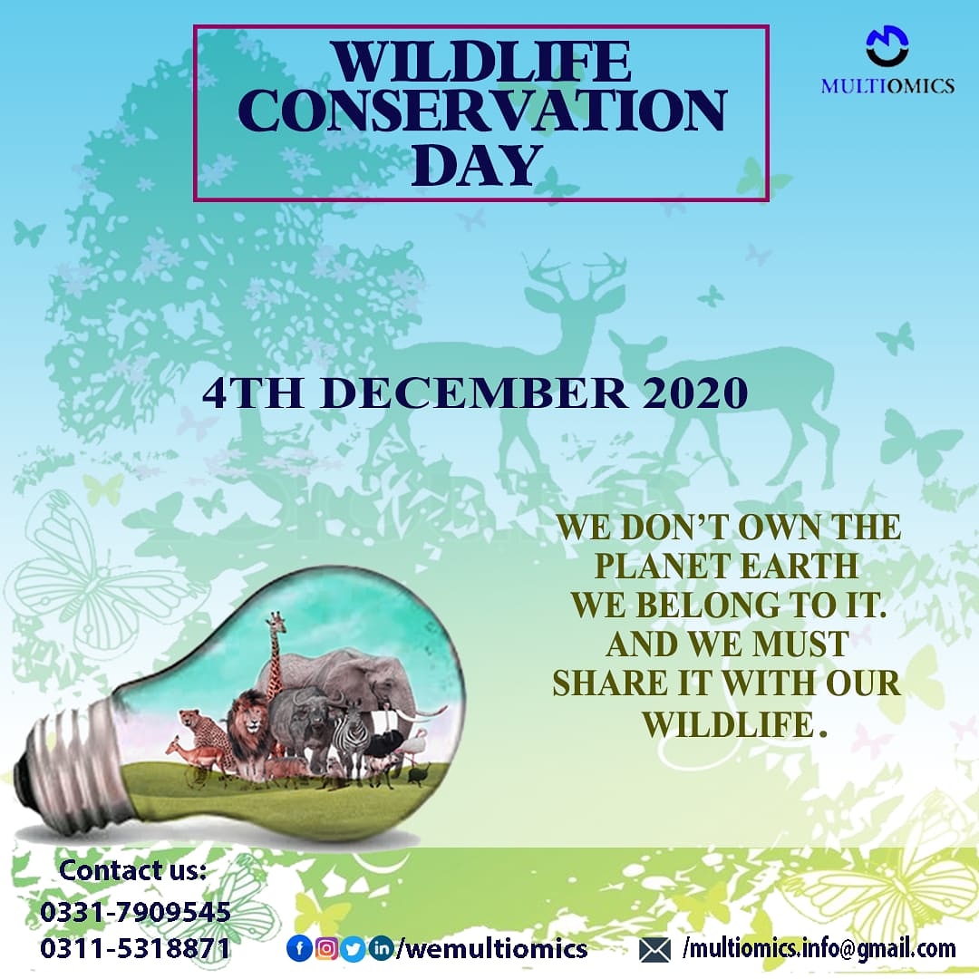 WeMultiomics's tweet photo. December 0️⃣4️⃣ is a day called for taking action to raise 🙋🏻♀️ awareness and engage conservationists with disappearing wildlife.
The sad truth is that our planet's 🌎 most beautiful and loved species like elephants🐘, tigers🐅, rhinos 🦏, https://t.co/rl5qlJgH1l