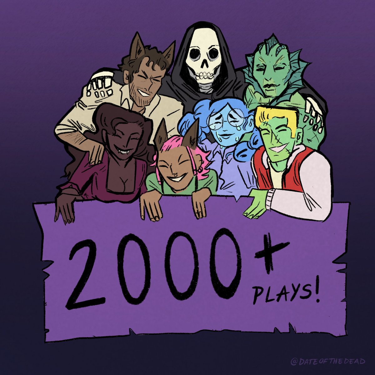 dateofthedead's tweet image. 💀Date of the Dead has now been played on itch.io over 2000 times! 💀

It blows my mind to think so many people have played my demo 💕 If you enjoyed the demo and want to see more there’s still time to pledge to the Kickstarter! 

buff.ly/3quJucU