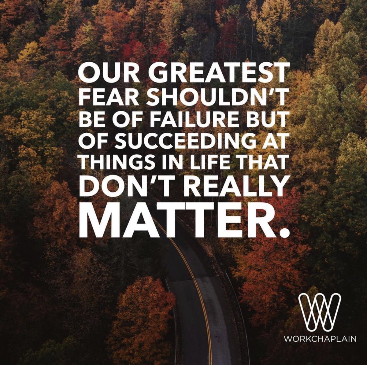 workchaplaincha's tweet image. Friday Thought....Do things that matter.