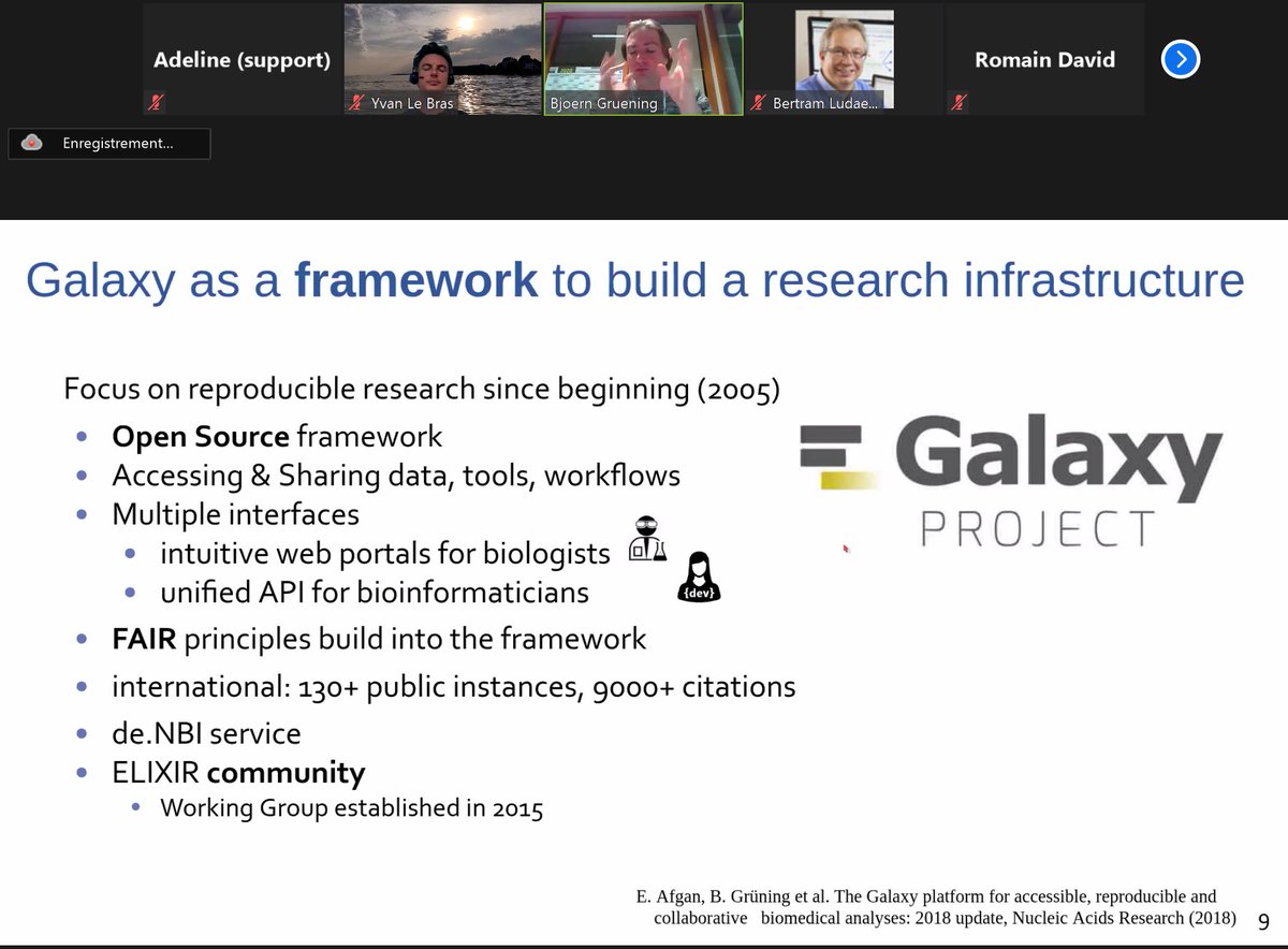 AJoffres's tweet photo. Waving through the whole #datalifecycle with #metashARK, #Tale #GALAXY #DISSCO #Lifewatch (being either plateforms, tools, ERIC, projects), very interesting point of views shared @GOFAIRofficial @CODATANews @Huma_Num @Romain_DAVID_13 @yvanlebras https://t.co/FXOv5r5m4j