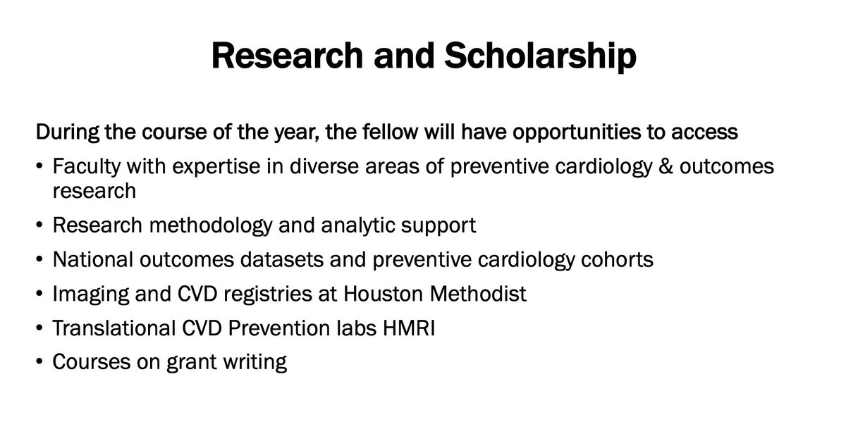 khurramn1's tweet photo. Pleased to announce 1-year subspecialty training in clinical preventive cardiology @HMethodistCV with tremendous research opportunities 

Eligible after completion of  IM or cardiology training

Starting July 2021

Those interested, email me directly

Details👇

@SLittleMD https://t.co/HEIZTLumSZ