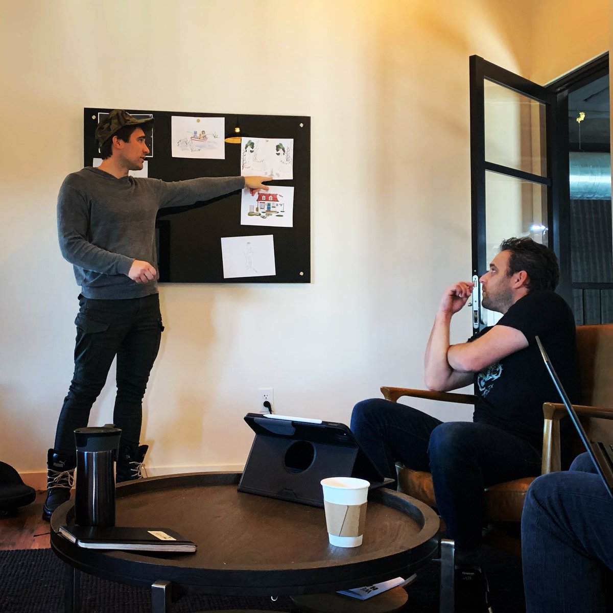 dallasmorgan's tweet photo. Pre-pro meeting at @CasterStudios for Season 01 of @GusPlusUs. Love the collaboration and ideas that are happening! https://t.co/JtEPatfZIy