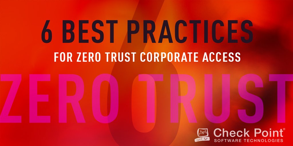 CheckPointSW's tweet image. Are you looking for a way to quickly secure your remote workers while leveraging the agility of a clientless cloud-based solution? Download 6 Best Practices for #ZeroTrust Corporate Access whitepaper. bit.ly/2JEtioP #SASE #networkaccess