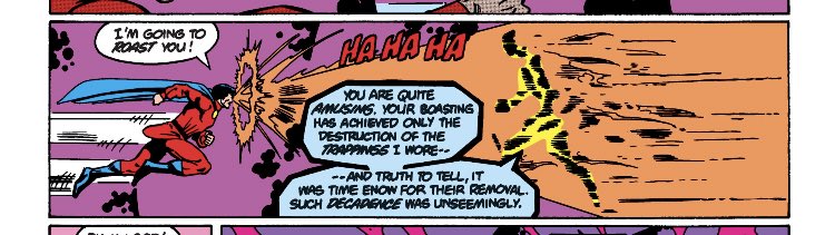 Big highlight for me is the demonstration of the Super power set in both art and writing. I know it’s going to come up more later