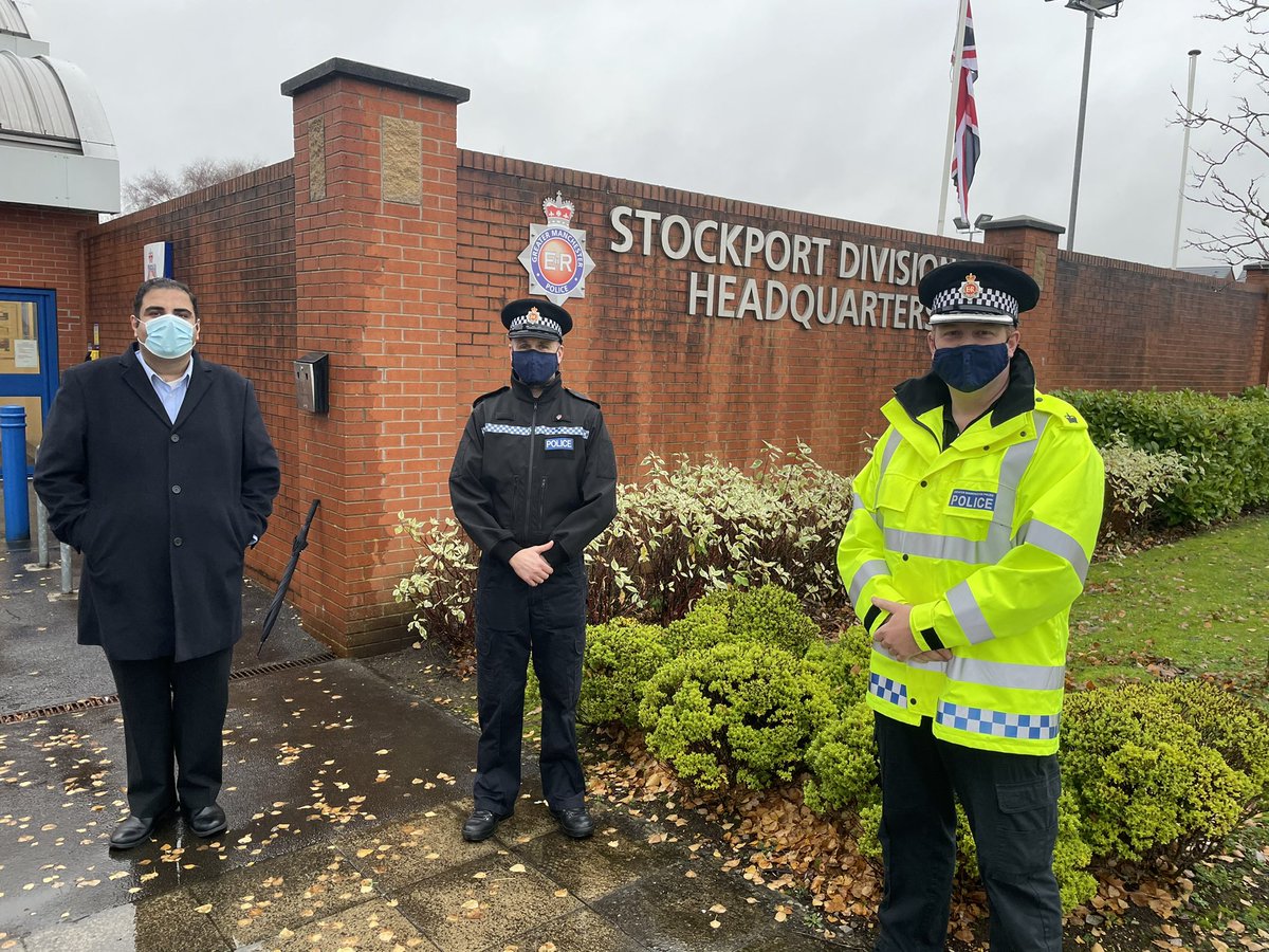 NavPMishra's tweet photo. Earlier today I visited the divisional headquarters of @GMPStockport in Cheadle Heath. Some of the issues I discussed with officers included concerns raised by constituents, the welfare of their workforce &amp; the challenges that have arisen from #Covid19. Thank you @marcusnoden https://t.co/XBl255mofe