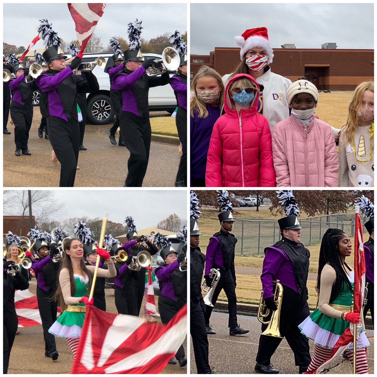 LindzMillbrooks's tweet photo. Thank you Mr. Cox and the DCHS Marching Band for blessing us with Christmas carols this morning ! Our little Jags loved the joy and cheer being spread around campus ! #TeamDCS #TeamDCES https://t.co/ubX0A2C1zD