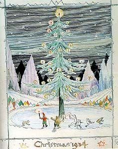 JRR Tolkien's drawings for Letters From Father Christmas