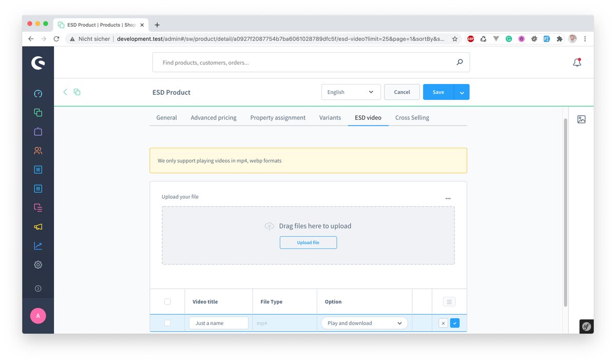 christopherdosi's tweet image. Something really cool is coming for our #Shopware ESD plugin 📽️📺 😍😱