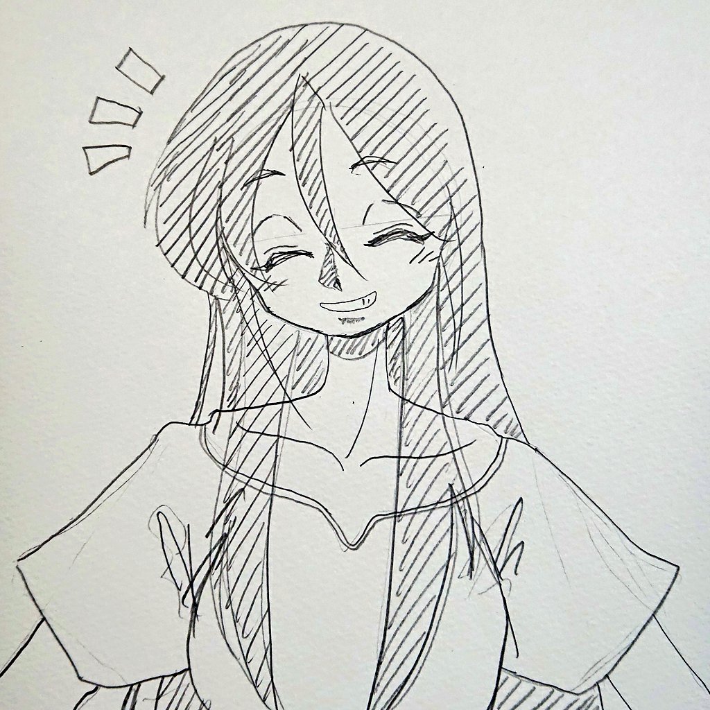 今日の夜のお絵描き 