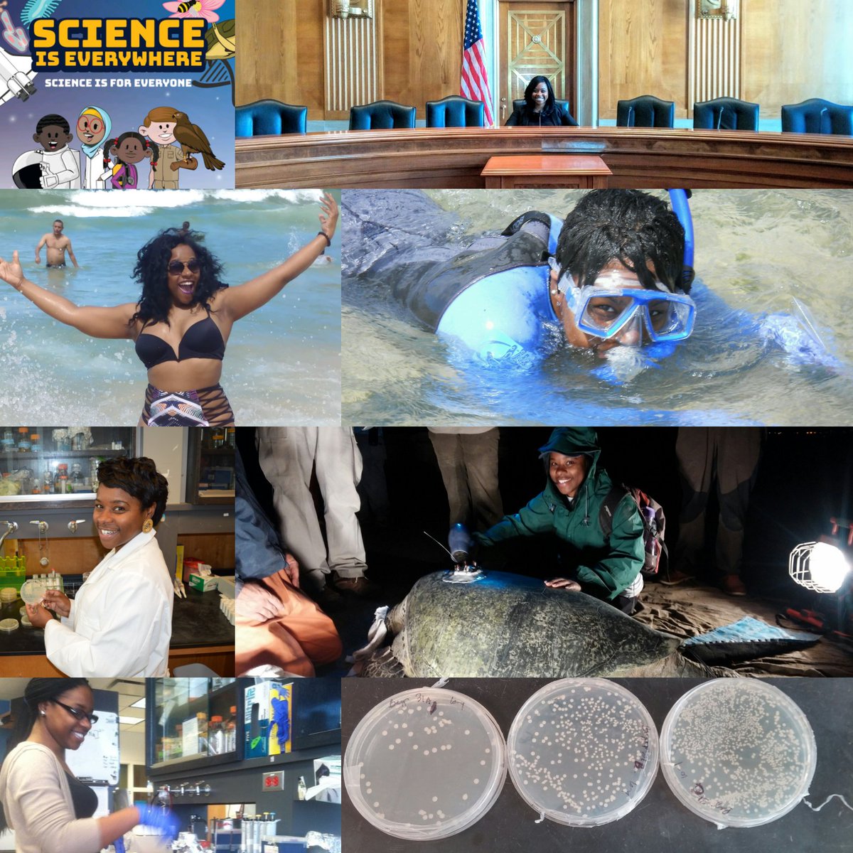 400 years of slavery is a portion of our story. We are innovators, activists, educators & scientists! We build communities, we are resilient, we make history, we are joyous & shift narratives. WE ARE #BlackInMarineScience Let's celebrate us. #BlackInMarineScienceWeek #ForUsFriday