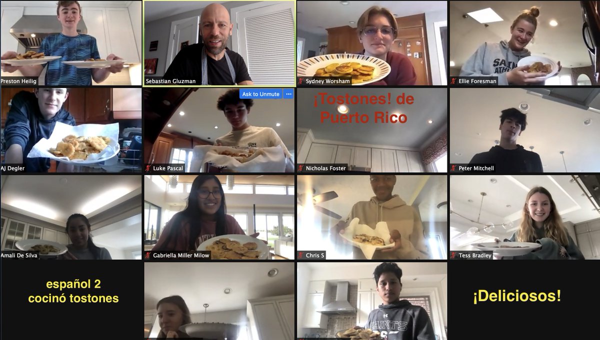 saintslanguages's tweet photo. Today Spanish 2 students cooked Puerto Rican tostones! 
@SSSASsaints #saintslearn  #SaintsConnected https://t.co/CnQu7Xix4r