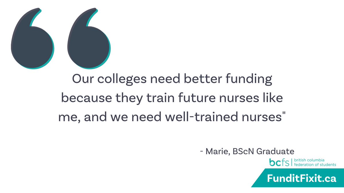 SUVCC's tweet photo. The government promised a funding review of the post-secondary system. Institutions need better funding, the provinces future depends on it. Click the link below to send an email to your MLA and remind them of their promises.  @TheBCFS @myVCC #bcpoli 
https://t.co/wHLdAHX4vt https://t.co/VacJ4H6kAk