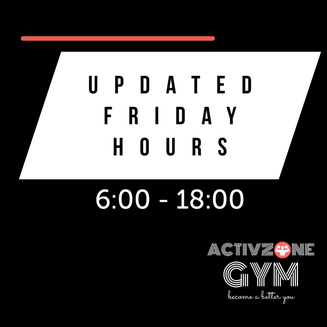 ActivZone's tweet photo. 💥💥Good news, we’re updating our opening hours as on next week! 6:00-18:00 💥💥#gym #gymtime #guildfordgym #notanumber #becomeabetteryou https://t.co/uXQVmrvdPn