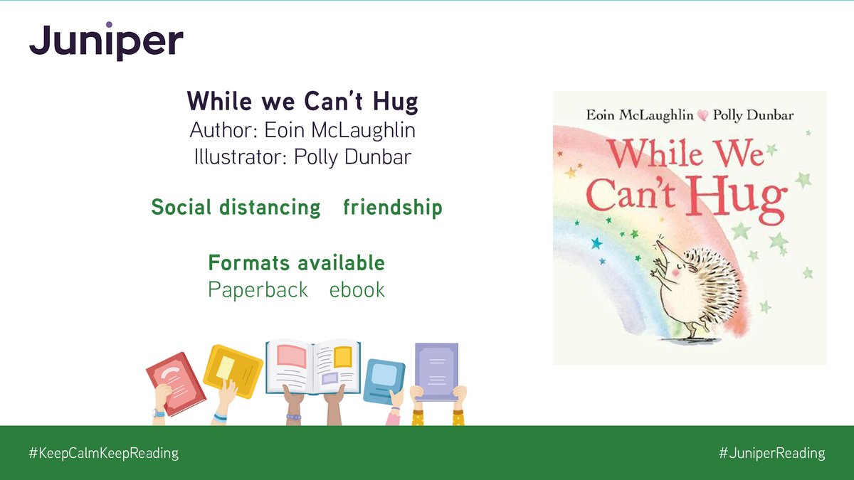 JuniperEdRes's tweet photo. Lovely picture book to share with younger children showing how we can still be affectionate whilst social distancing
#KeepReading #JuniperReading @eoinmclaughlin @PollyDunbar @Faberchildrens https://t.co/lQq2WaNgEH