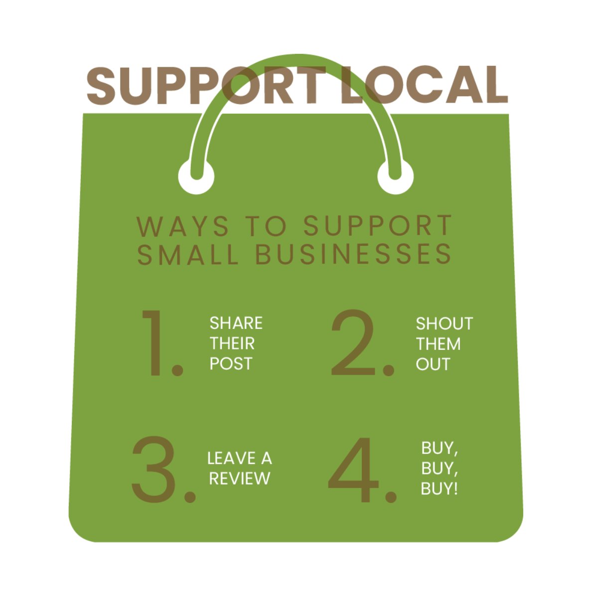 OlgaBrowStudio's tweet photo. There’s nothing small about your support for local. Whether it's a shoutout or a purchase, it really makes a world of difference to a small business. Plus, with gift-giving season upon us, there’s no better way to gift big than shopping small. https://t.co/Nqla7qD0qN https://t.co/DfkSu5WjfE