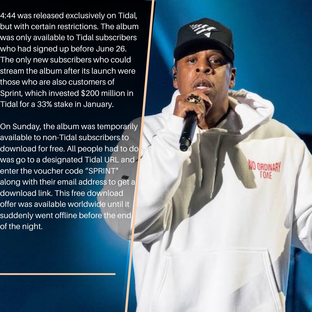 The deal between  @TIDAL and  @sprint 