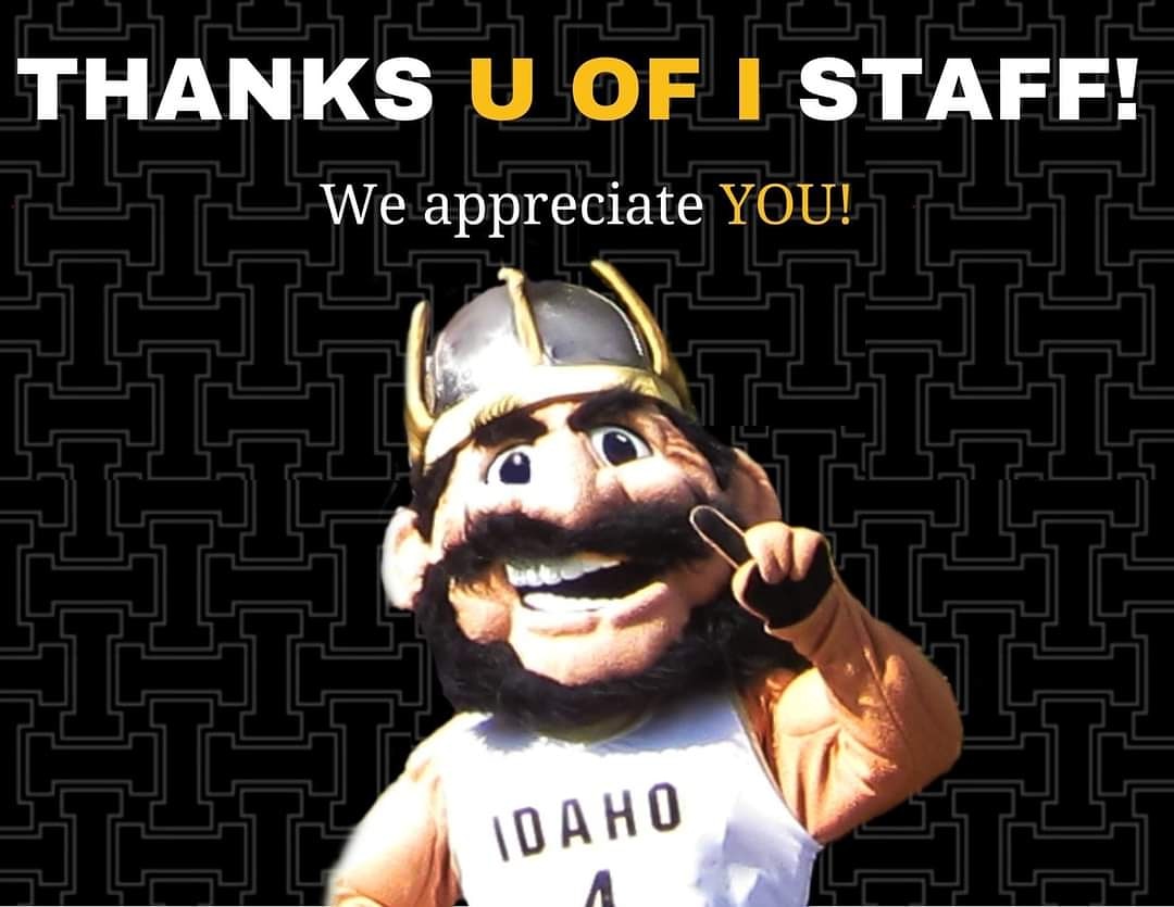 We’re celebrating our university staff! If you’re headed to Staff Appreciation Days at the VandalStore, remember to use ‘2020DropIn’ in the AMP app and you’ll get the first 15 minutes free when you park in Lot 29! bit.ly/UandIAmp
#uidaho #govandals #keepcampusmoving
