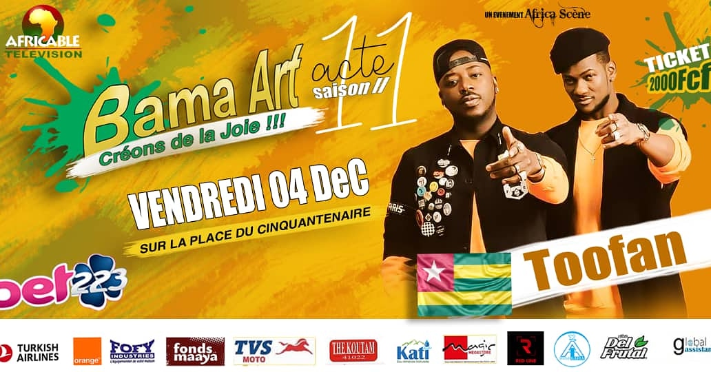 ToofanOfficiel's tweet photo. Mali puissancii 🔥 Ce soir BamaArt 🔥
#YEMAMA https://t.co/mM0NUeCruF