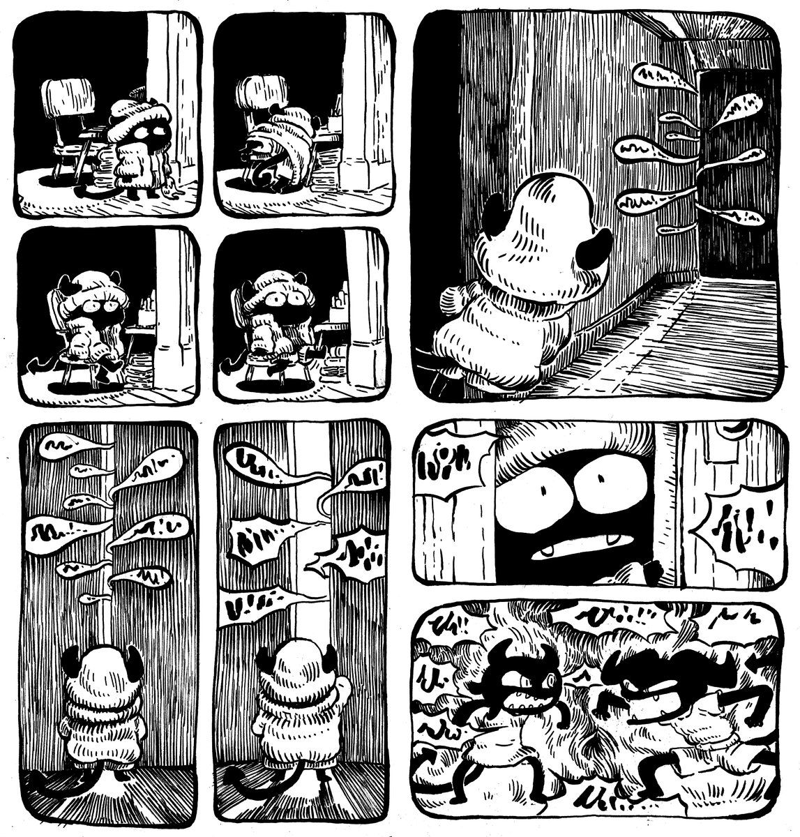 Last year I wrote & drew a comic inspired by stories of me & my friends reminiscing about when we were kids and tried to "run away from home". This is all fictional, but I'm really happy how it turned out ! here it is all in one thread 1/5