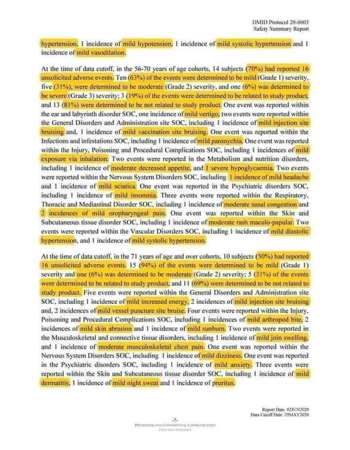 For those looking for data on the Moderna Covid 19 vaccine...-45 participants age 18-55-20 participants age 56-70-20 participants age 71 or older-Out of 193 potential participants, only 85 were deemed acceptable.  @SixQ2020