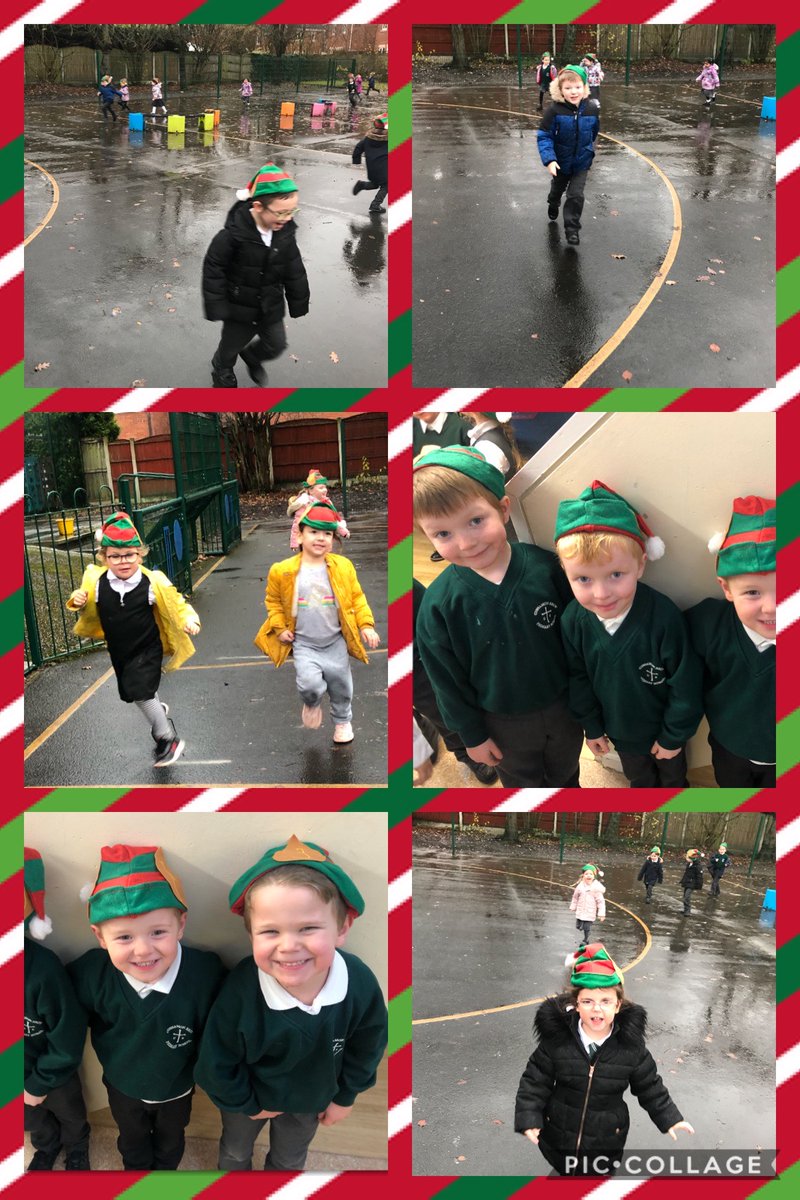 cinnamonschool's tweet photo. Lots of little elves in Dublin, Edinburgh and Berlin classes having lots of fun completing their elf run for @StRoccos #elfieselfie #elfrun #cbchristmas #cbcepskindness https://t.co/2wxbb3Y6BR