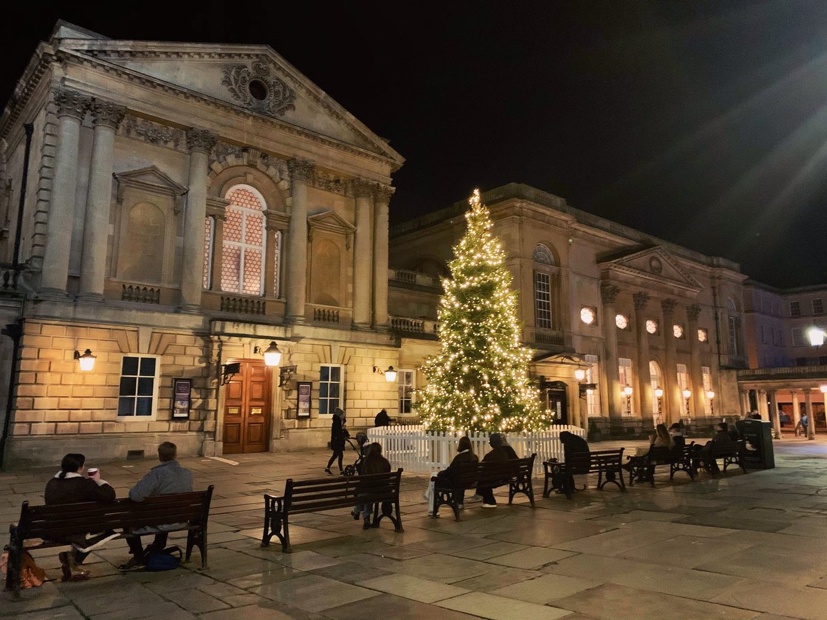 Bath is lit up beautifully this Christmas season ✨🎄✨!

Here’s the main tree by <a href="/RomanBathsBath/">The Roman Baths</a> &amp; The Pump Room, such a lovely square to stop for a rest and just take it all in 💫.

#festivevibes #beautifulbath #bathlife <a href="/visitbath/">Visit Bath</a> <a href="/BathLifeMag/">Bath Life</a> <a href="/TheBathMagazine/">The Bath Magazine</a>
