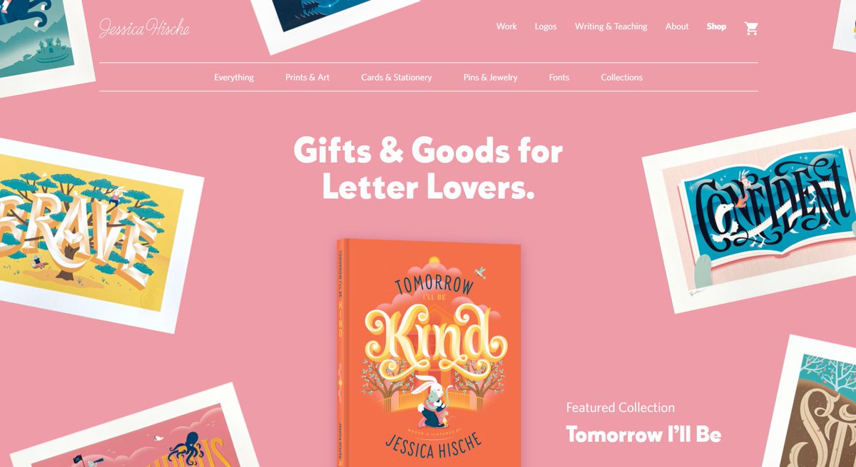 DotShopDomain's tweet photo. Famous for having worked with big clients such as Apple. New York Times bestselling author and illustrator Jessica Hische now also offers her artwork on https://t.co/QKJOEMnuri. Thank you for choosing .shop @jessicahische! #dotSHOPwebsite https://t.co/0IvNhkXOey