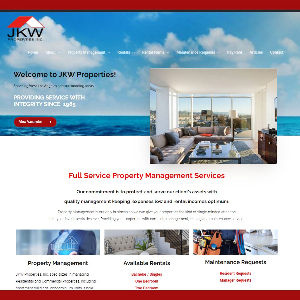 bhwebs's tweet photo. Client https://t.co/bFJbUtF9n9 website redesigned and launched! Full service property management. #propertymanagement #wlaproperties #losangelesrealestate #losangelesrentals #websitequotes https://t.co/epmWWJ0hwE