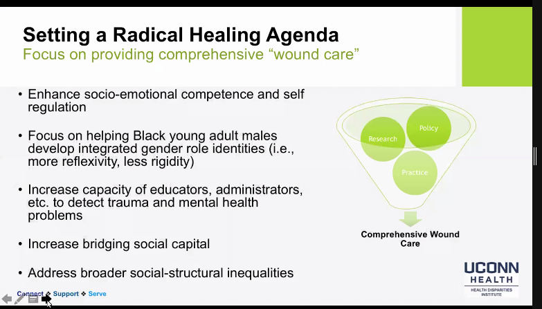 ProfalAbsi's tweet photo. The case for a radical healing agenda; Dr. Wizdom Powell speaking at #aps2020vm @connectAPS https://t.co/Ue9TeX6eGd