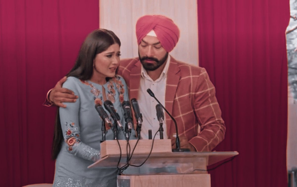 They were both in pain and then too understood eachother's pain, comforted and supported eachother  #ChotiSarrdaarni  #MehRab #AvineshRekhi  #NimritKaurAhluwalia