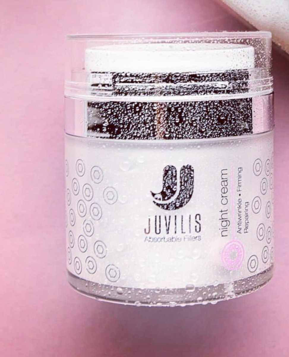La única Night Cream que utiliza en su formulación los mismos rellenadores que se usan en medicina estética y que cambiará el aspecto de tu piel ¡en muy poco tiempo! #pielbonita #cremadenoche #rellenosabsorbibles #pieljoven #pielmadura #rejucenecetupiel #arrugas #beautyskin