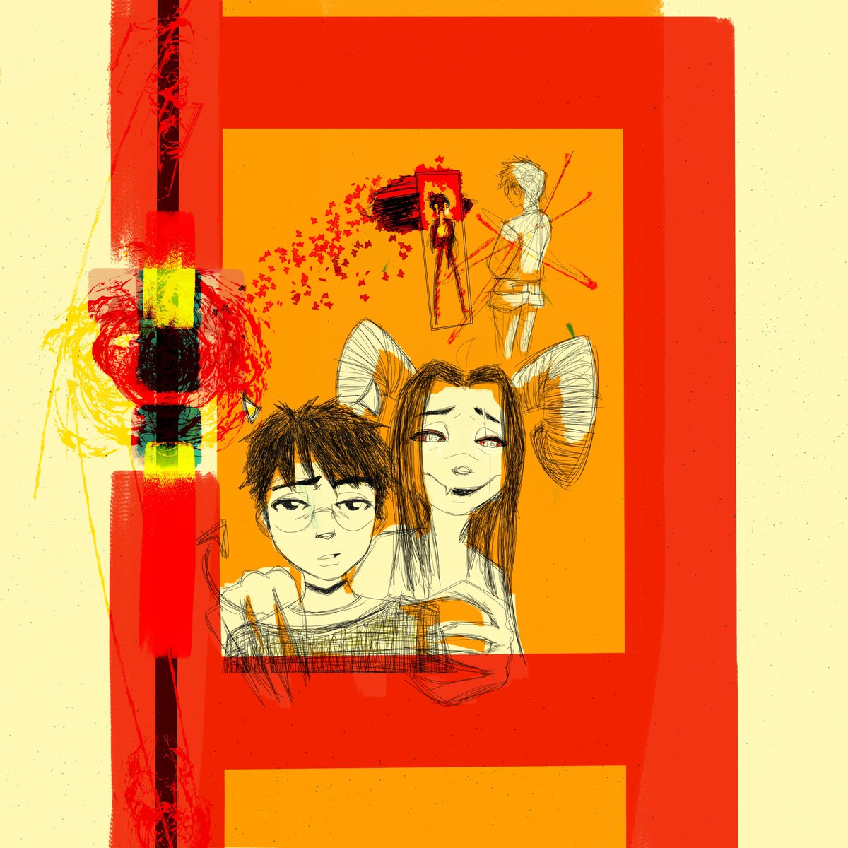 noahlgorithm's tweet image. sideriamusic.bandcamp.com/releases

Sideria is me and @bedtime_khal

mastered by THE @thedylanwall

cover art by yours truly 😘

It’s  O U T !