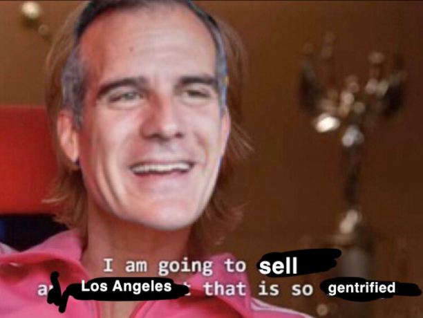 NOlympicsLA's tweet photo. #BlockGarcetti #4ADay https://t.co/QN5pI1F24G