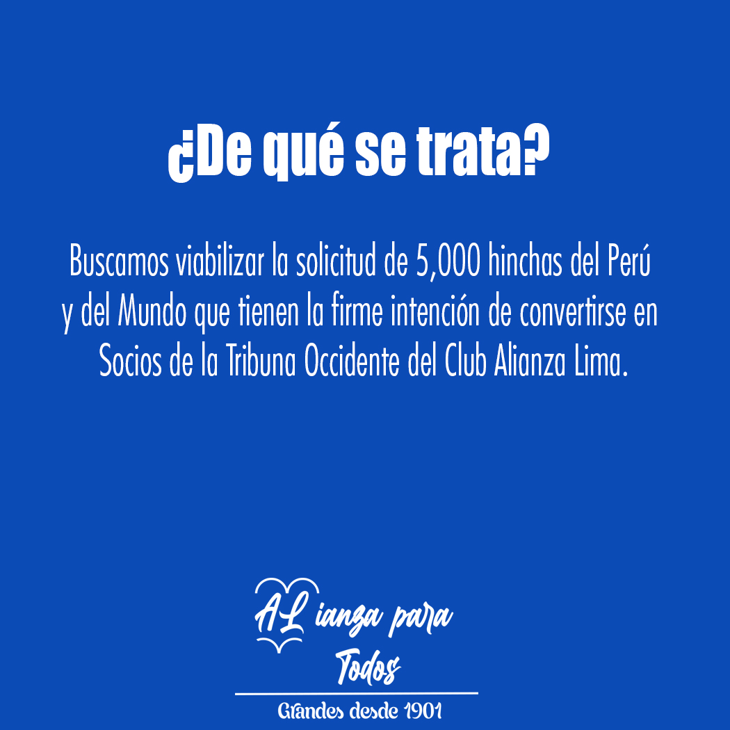 TodosAlianza's tweet photo. Ante el problema con la letra que muchos no entendían, volvemos a hacer este tweet.

Aquí respuestas a algunas dudas sobre la iniciativa que se está lanzando.

Ayuden a difundir para que se sigan sumando, el club nos necesita más unidos que nunca!

#ArribaALIANZA  #Viernesgrone https://t.co/5b7PKHN9oV