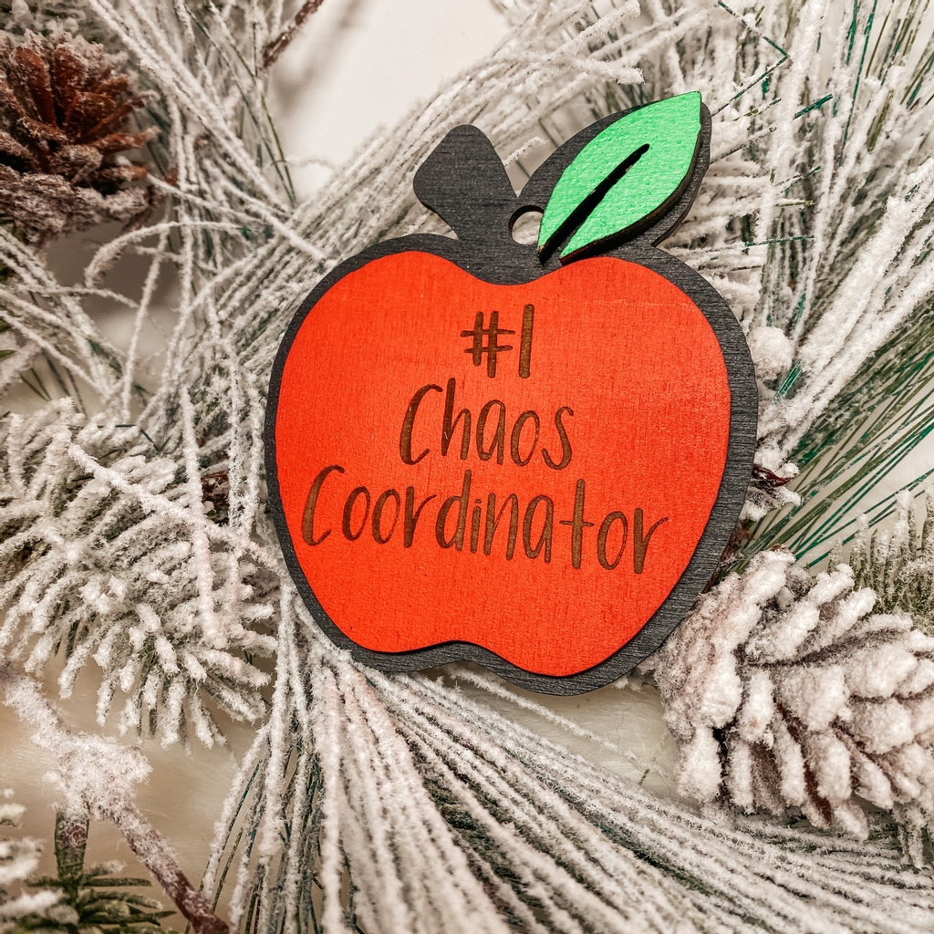 I know the early cutoff for ornaments kinda sucks when we haven't done our teacher gifts 🤦‍♂️ 

(.... or any gifts 🎁 )

So I just opened up 10 of these on these #1 Chaos Coordinator Ornaments on the website 👊