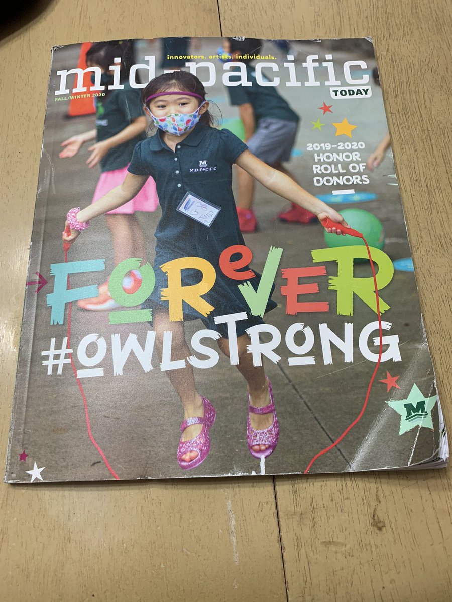 mrsills33's tweet photo. As the first snowfall came down in Cleveland, finding this in the mail made me miss @midpac more than anything! I love that I can still keep up with the wonderful #midpacific community #pueopride https://t.co/WGVcS2mDWG